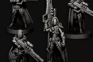 Miniature: Tech Elves Scouts