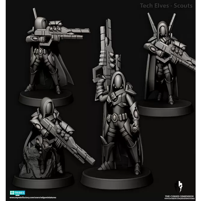 Miniature: Tech Elves Scouts