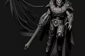 Miniature: Tech Elves Phantom Warriors