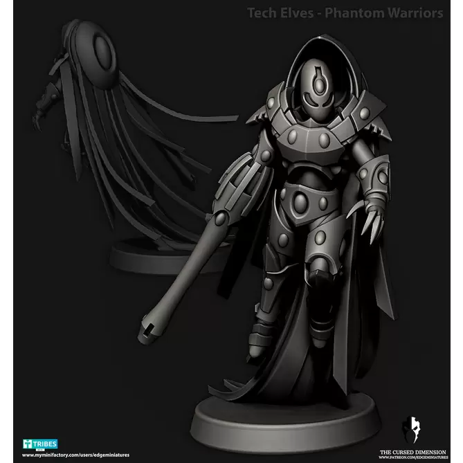 Miniature: Tech Elves Phantom Warriors