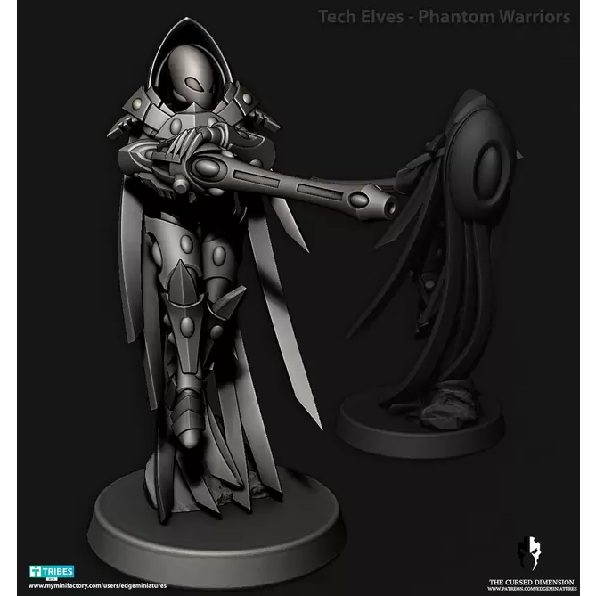Miniature: Tech Elves Phantom Warriors