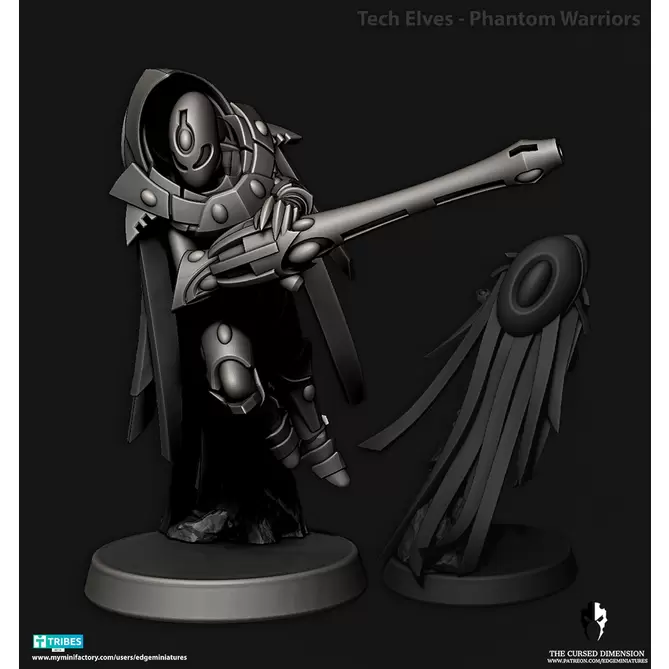 Miniature: Tech Elves Phantom Warriors