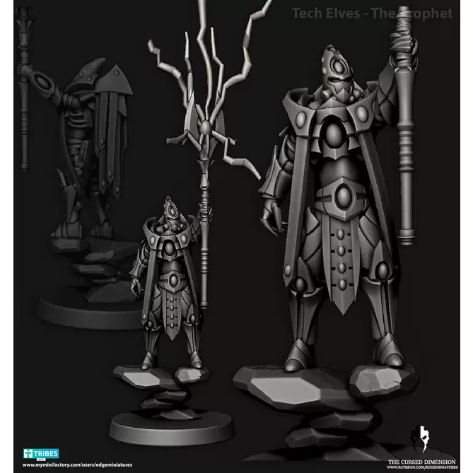 Miniature: Space Elves Prophet