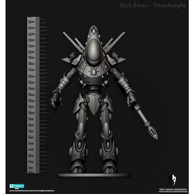 Miniature: Space Elves Titan Knight