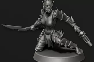 Миниатюра: Cursed Elves Arena Warriors