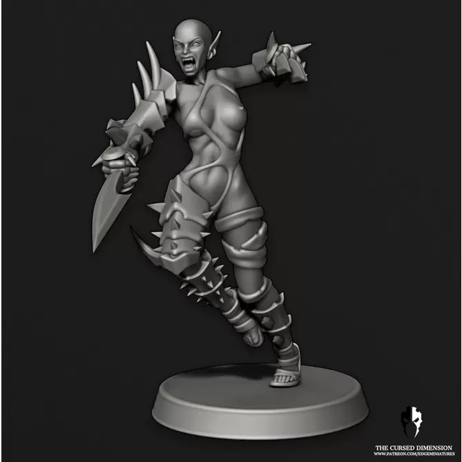 Миниатюра: Cursed Elves Arena Warriors