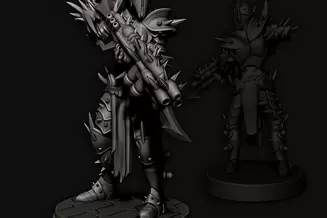 Миниатюра: Cursed Elves Alt Armored Warriors