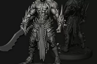 Miniature: Cursed Elves Flesh Monstrosities