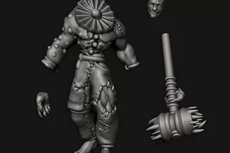Miniature: Dark Jesters Mostrosity
