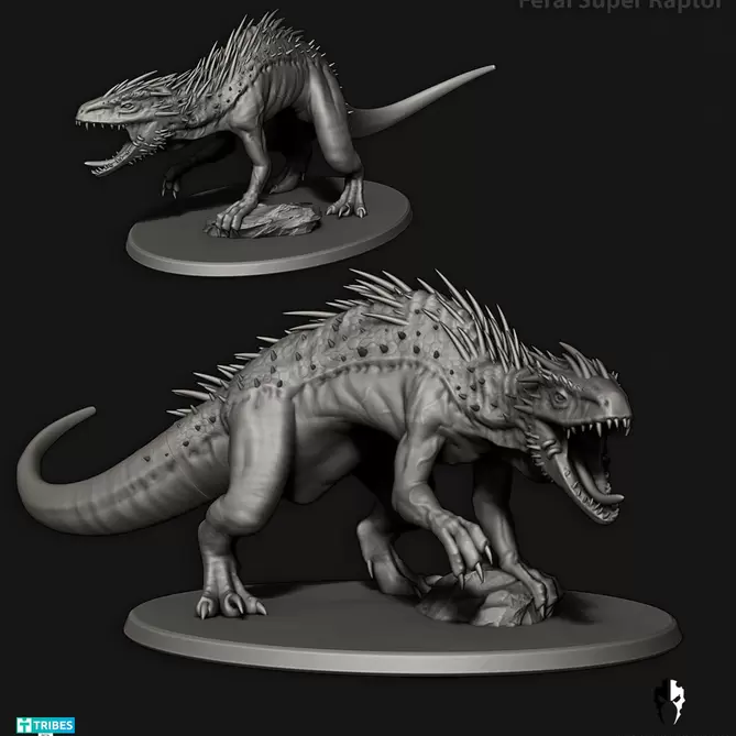 Миниатюра: Desert Elves Feral Super Raptor