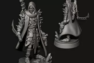 Miniature: Desert Elves Sand Walkers