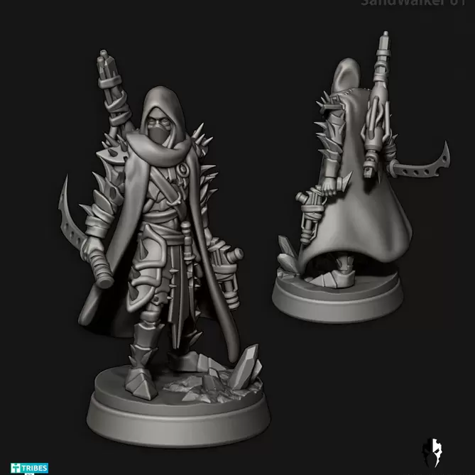 Miniature: Desert Elves Sand Walkers