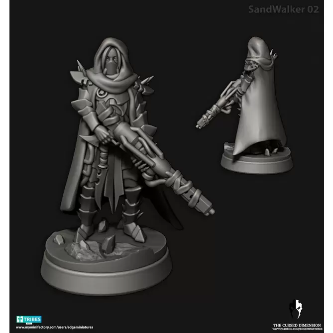 Miniature: Desert Elves Sand Walkers
