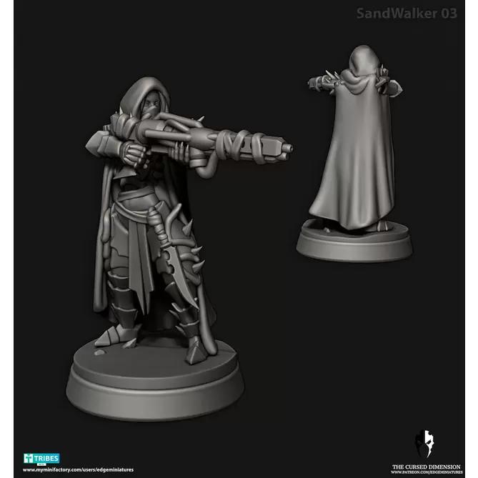 Miniature: Desert Elves Sand Walkers