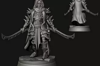 Miniature: Desert Elves Sand Walkers