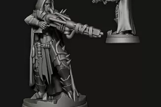 Miniature: Desert Elves Sand Walkers