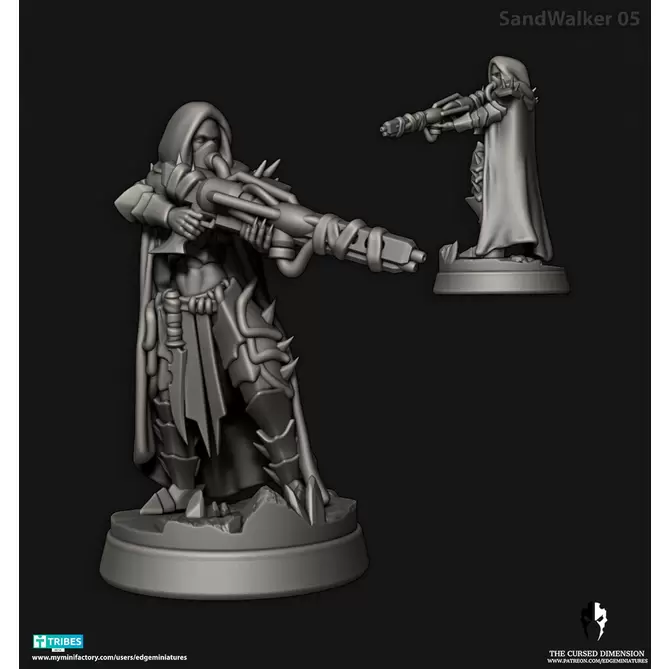 Miniature: Desert Elves Sand Walkers