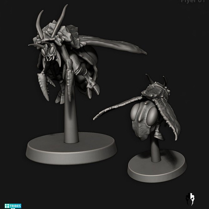 Miniature: Hive Aliens Flyers