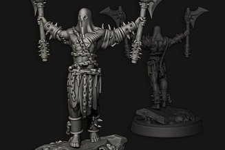 Miniature: Hell Beasts Cultists