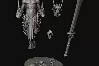 Miniature: Pureblood Warriors Pinup