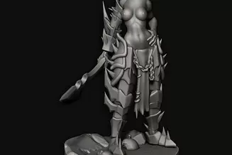 Miniature: Pureblood Warriors Pinup