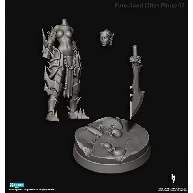 Miniature: Pureblood Warriors Pinup