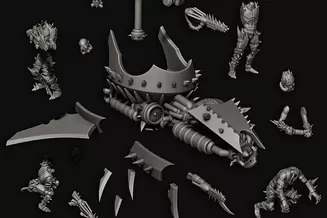 Miniature: Raiding Shuttle 2