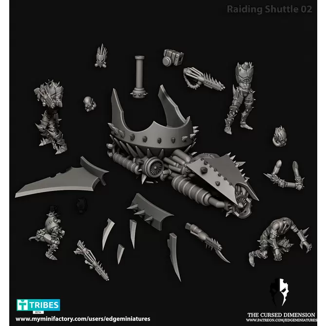 Miniature: Raiding Shuttle 2