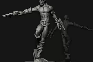 Miniature: Dark Jesters Ring Master Pinup