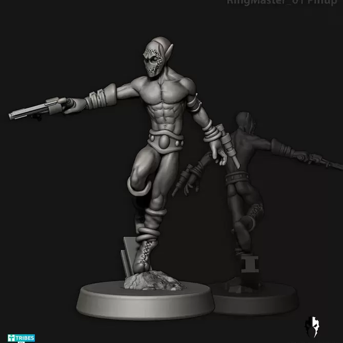 Miniature: Dark Jesters Ring Master Pinup
