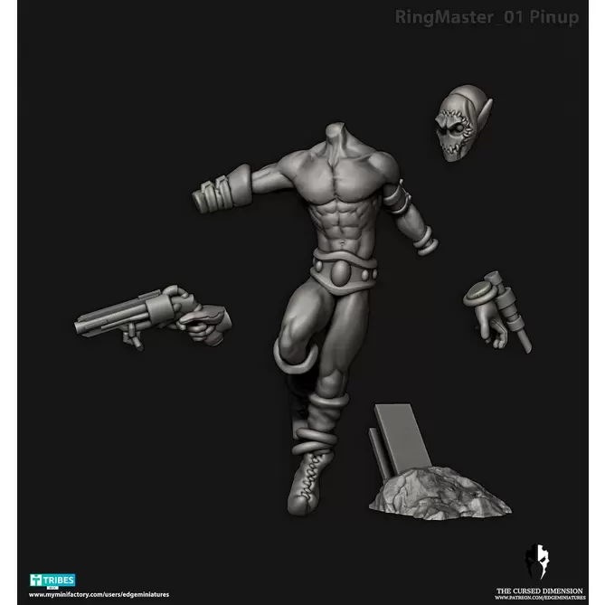 Miniature: Dark Jesters Ring Master Pinup