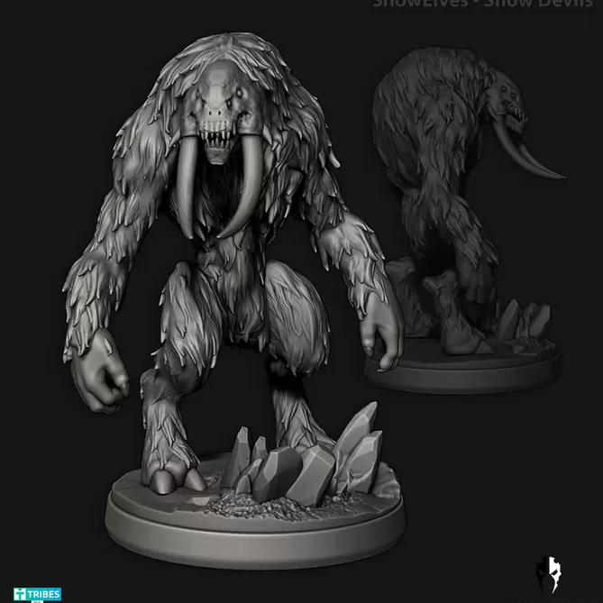 Miniature: Snow Elves Snow Devils