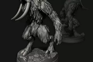 Miniature: Snow Elves Snow Devils