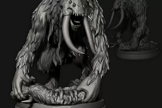 Miniature: Snow Elves Snow Devils