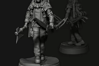 Miniature: Snow Elves Soldiers