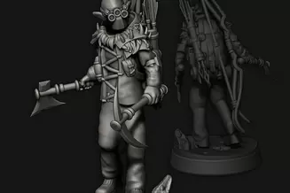 Miniature: Snow Elves Soldiers