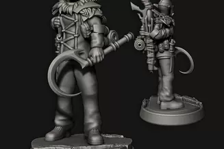 Miniature: Snow Elves Soldiers