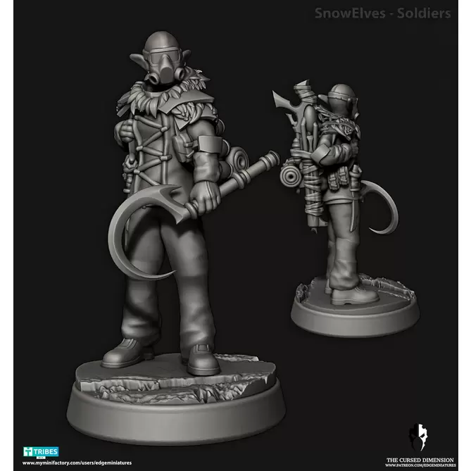 Miniature: Snow Elves Soldiers