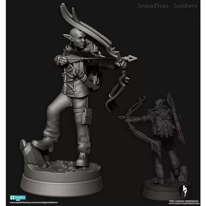 Miniature: Snow Elves Soldiers