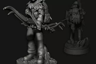 Miniature: Snow Elves Soldiers