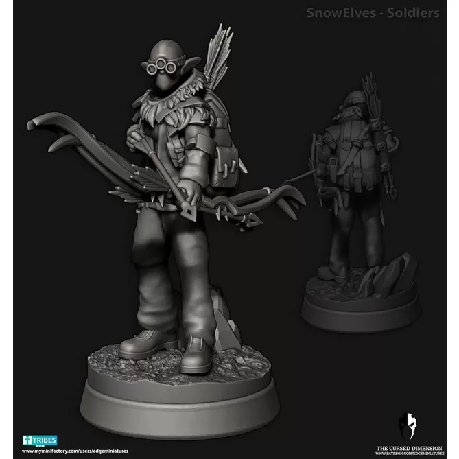 Miniature: Snow Elves Soldiers