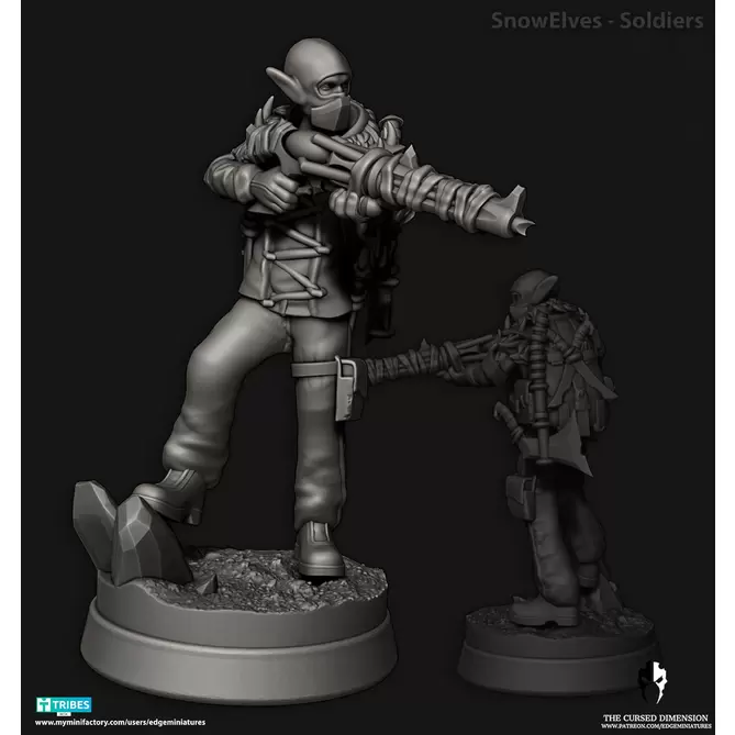 Miniature: Snow Elves Soldiers
