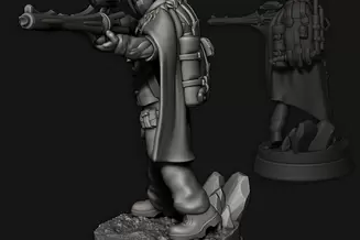 Miniature: Snow Elves Recons