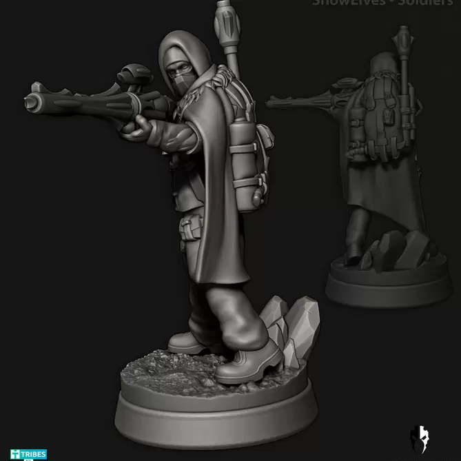 Miniature: Snow Elves Recons