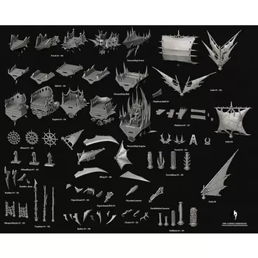 Space Pirates Ships Megapack