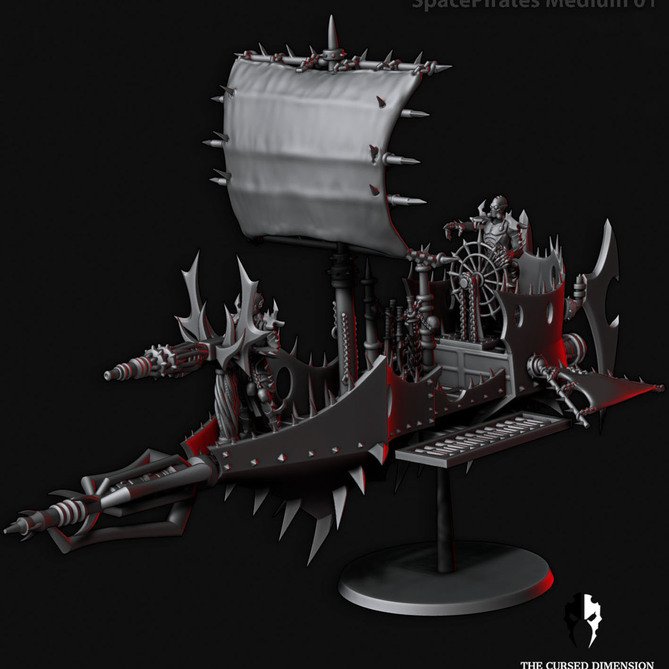 Miniature: Space Pirates Ship 1