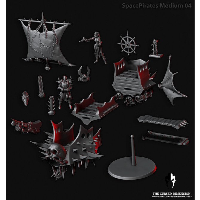 Miniature: Space Pirates Ship 4