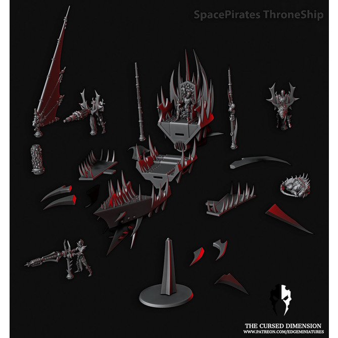 Miniature: Space Pirates Throneship