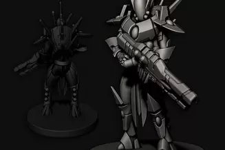 Miniature: Cursed Elves Slave Barge