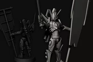 Miniature: Cursed Elves Slave Barge